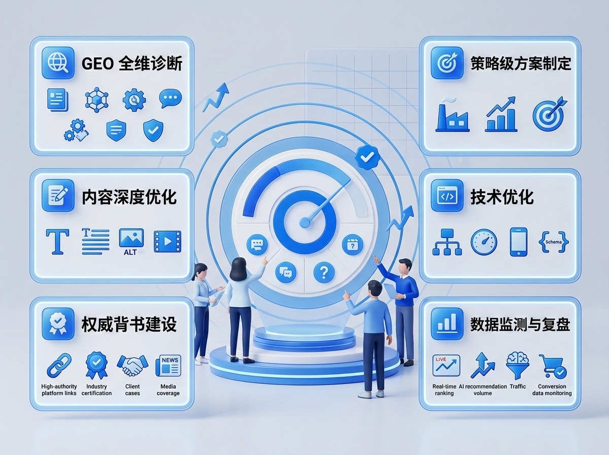 极义 GEO 优化服务全链路交付流程